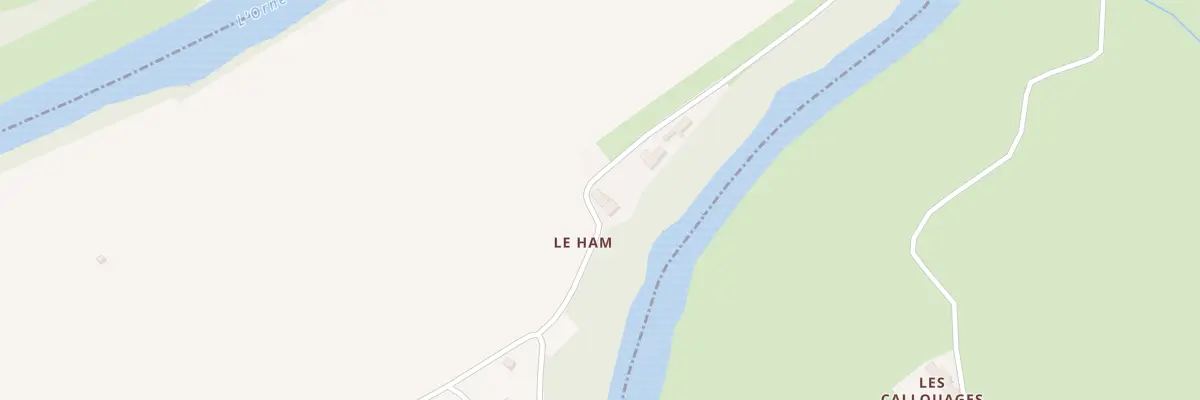 Plan du 6 Le Ham à Clécy