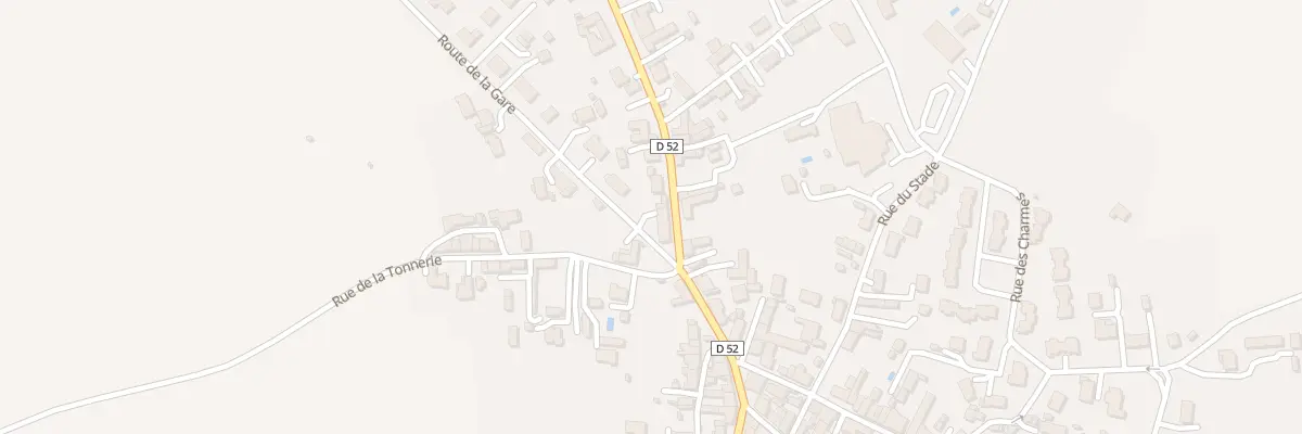 Plan du 2 Rte de la Gare à Étriché