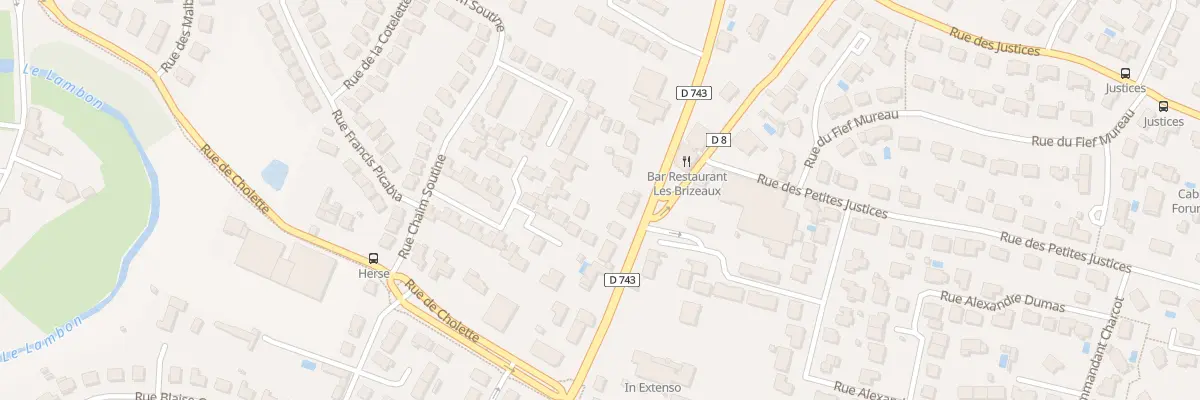 Plan du 231 Rue du Mal Leclerc à Niort