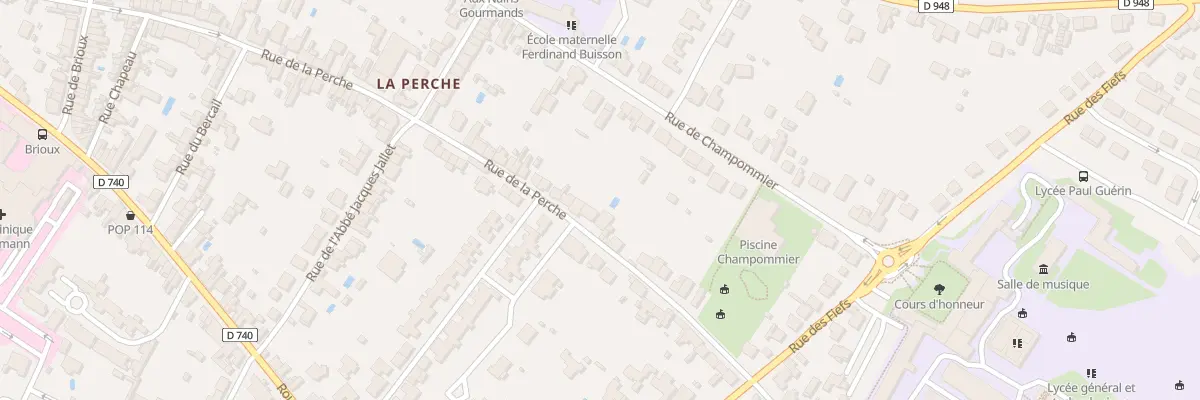 Plan du 99 Rue de la Perche à Niort