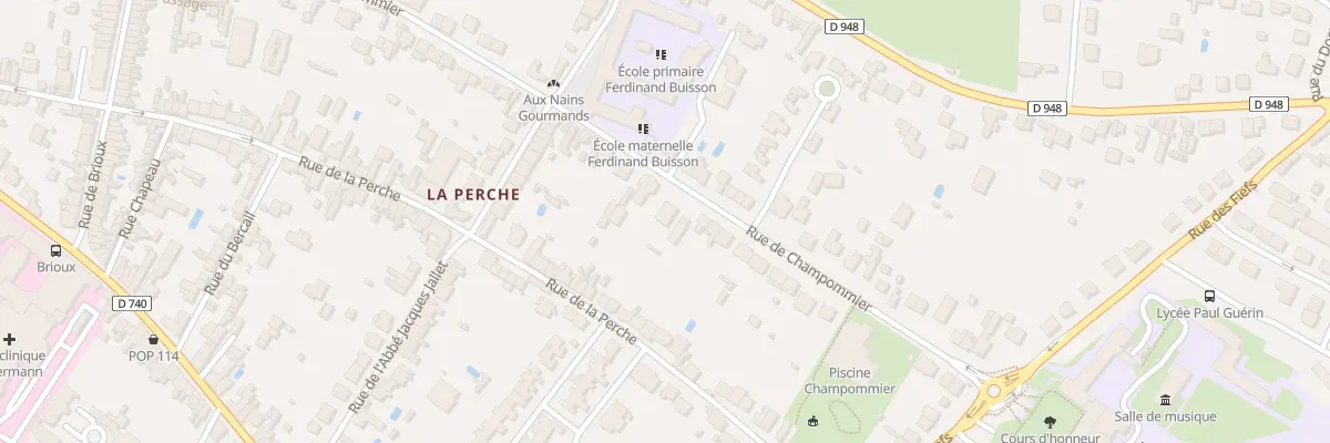Plan du 84 Rue de Champommier à Niort