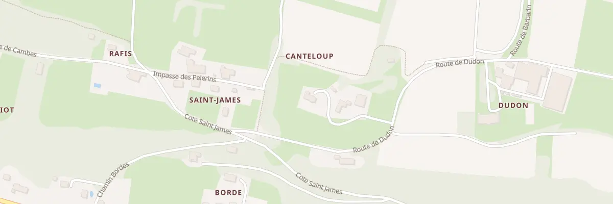 Plan du 96 Canteloup à Baurech