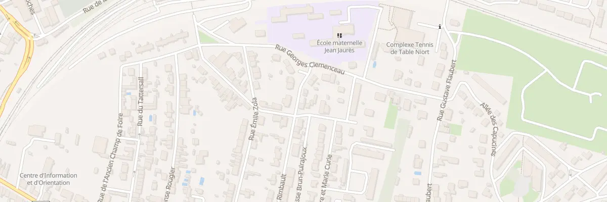 Plan du 31 Rue du Doc Roux à Niort