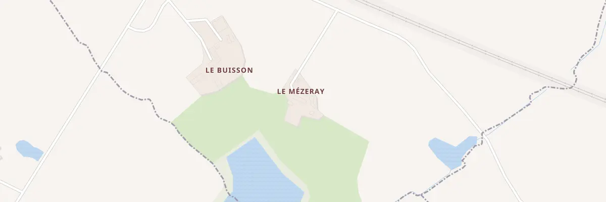Plan du 1 Le Mézeray à Chémeré-le-Roi