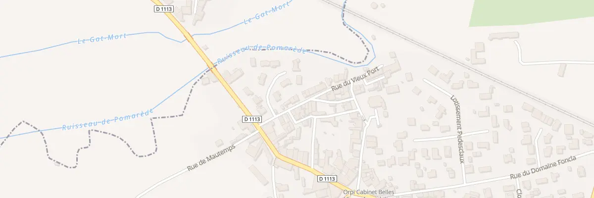 Plan du 4 Rue du Vieux Port à Castres-Gironde