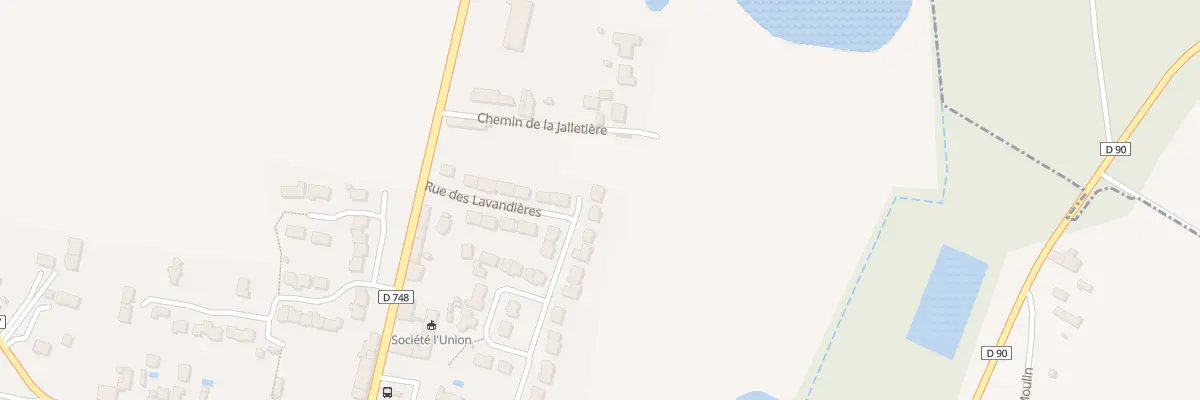 Plan du 12 Rue des Lavandières à Terranjou