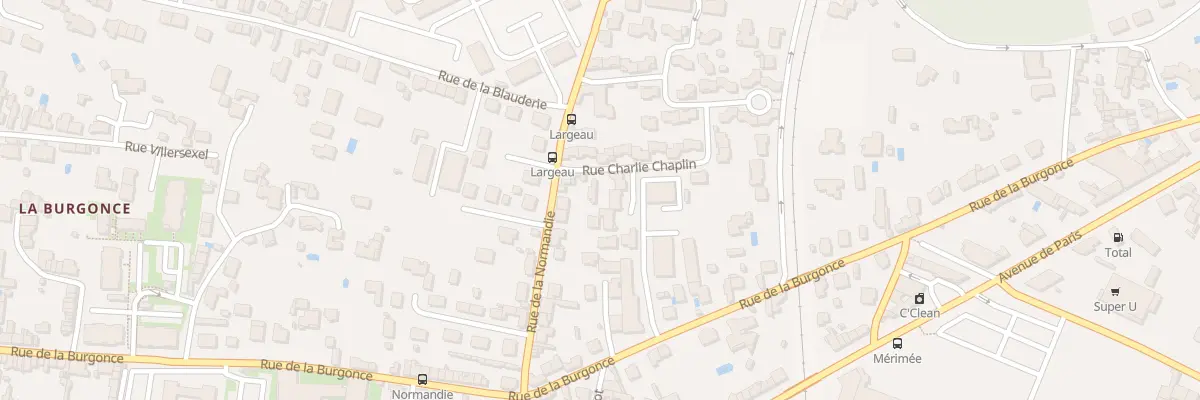 Plan du 6 Rue Charlie Chaplin à Niort
