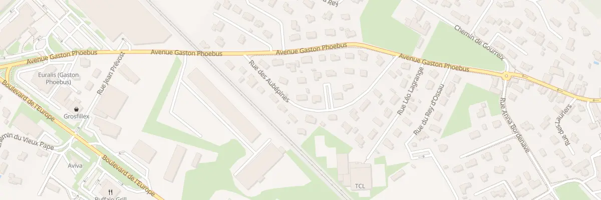 Plan du 18 Rue des Aubépines à Lescar