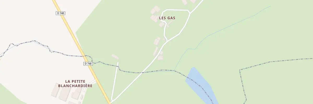Plan du 3 Les Gas à Neuvy-Bouin