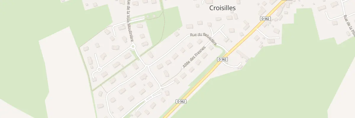 Plan du 5 Rue du Belvédère à Croisilles