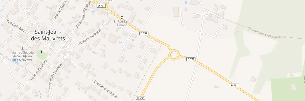Plan du 80 Rue St Almand aux Garennes sur Loire