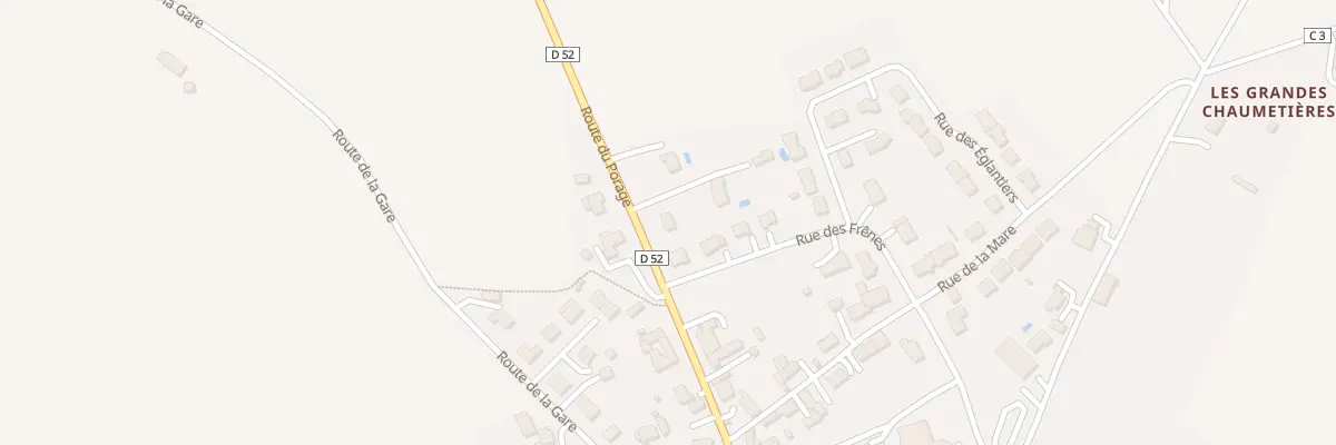 Plan du 22 Rte du Porage à Étriché