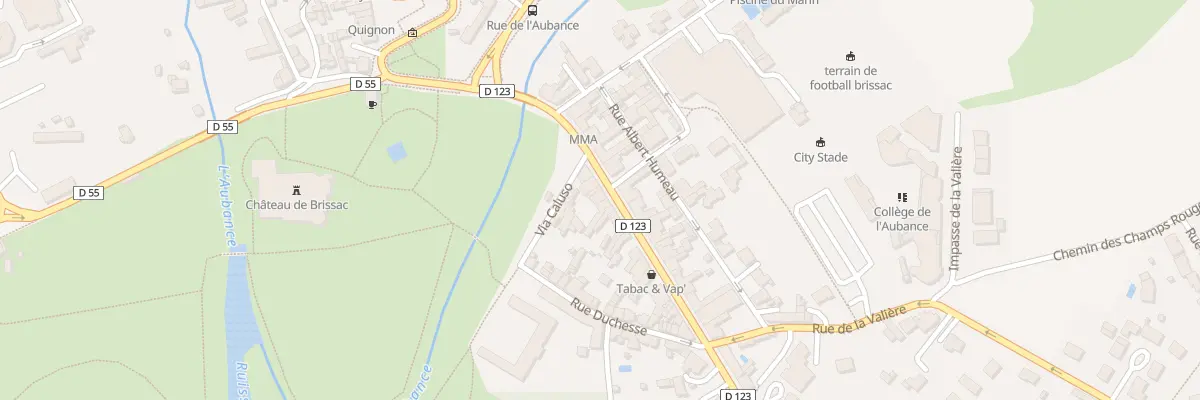 Plan du 6 Rue Louis Moron à Brissac Loire Aubance