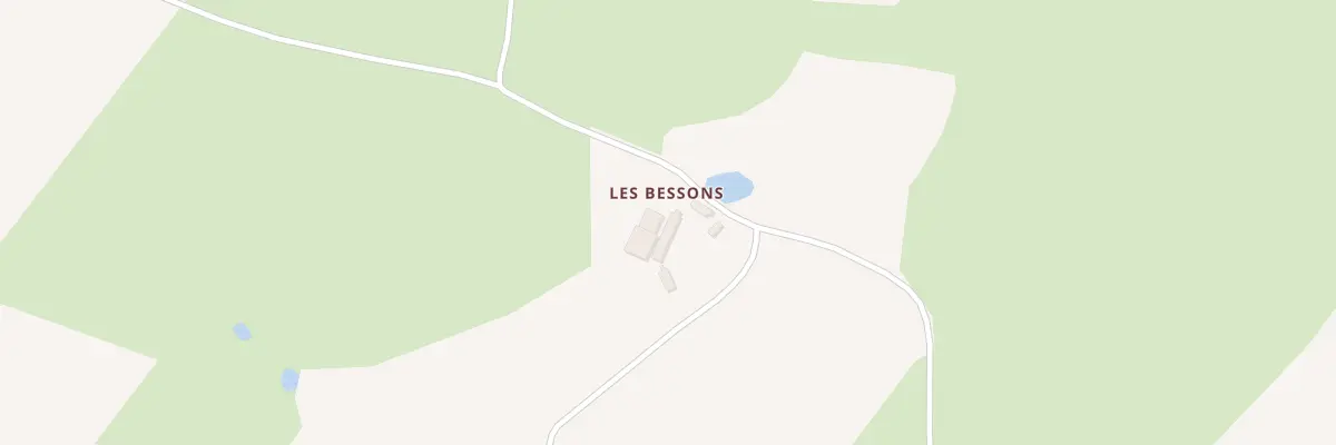 Plan du 1 Les Bessons à Genneton
