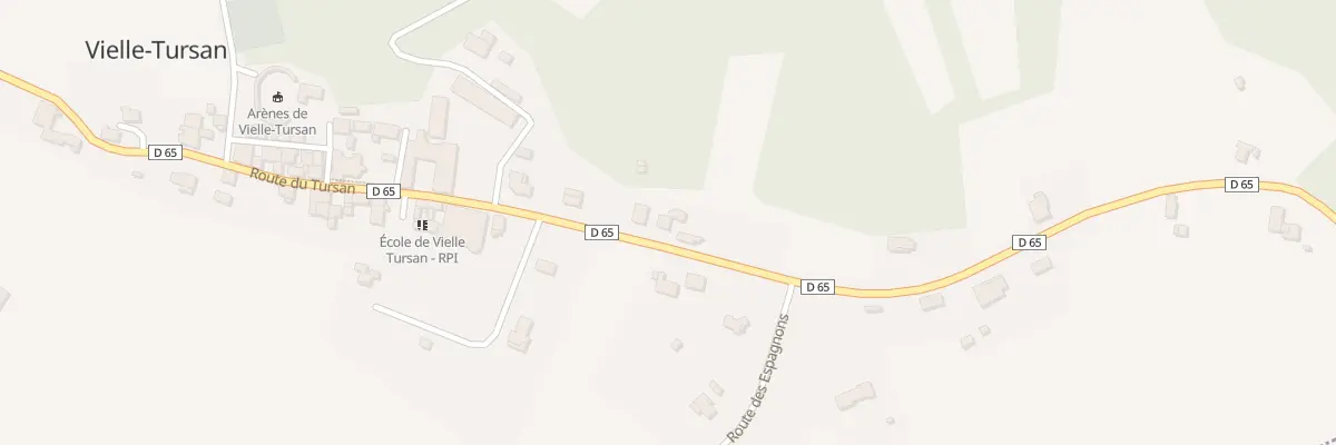 Plan du 927 Rte du Tursan à Vielle-Tursan