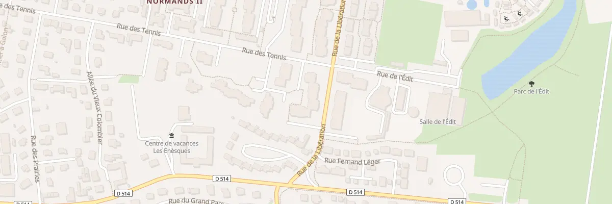 Plan du 68 Rue des Tennis à Courseulles-sur-Mer