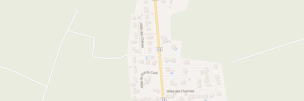 Plan du 16 All des Chênes à Saint-Avit