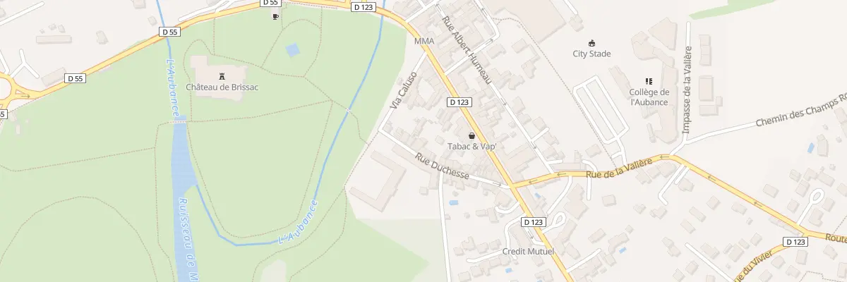Plan du 9 Rue Duchesse à Brissac Loire Aubance