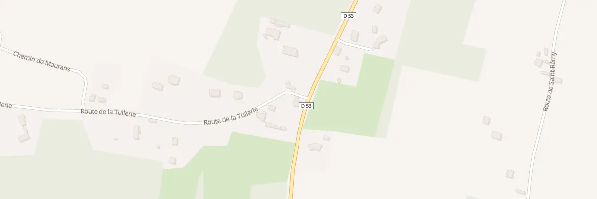 Plan de Rte de Canenx à Maillères