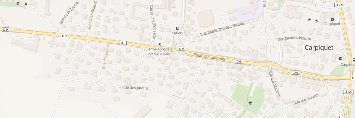 Plan du 93 Rte de Caumont à Carpiquet