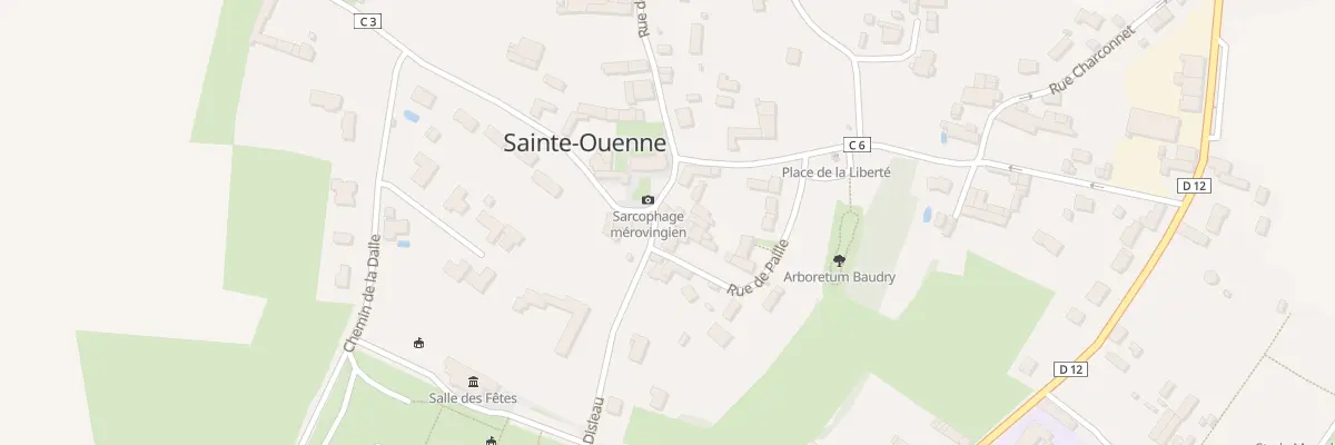 Plan du 1 Rue du Député Disleau à Sainte-Ouenne