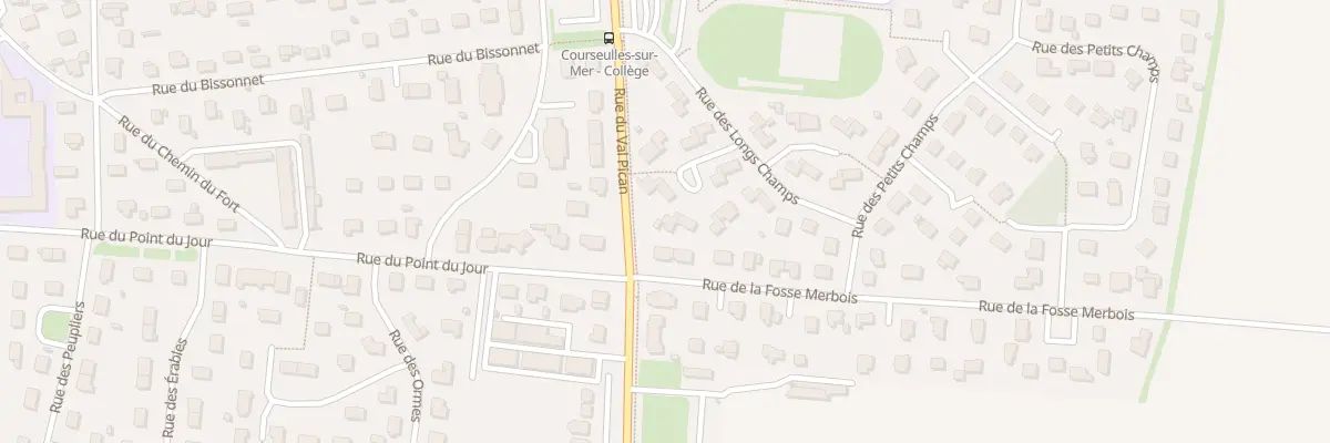 Plan du 7 Imp des Bleuets à Courseulles-sur-Mer