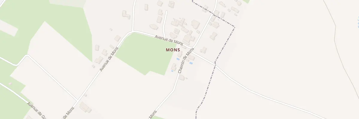 Plan du 1 Che de Mons à Cénac