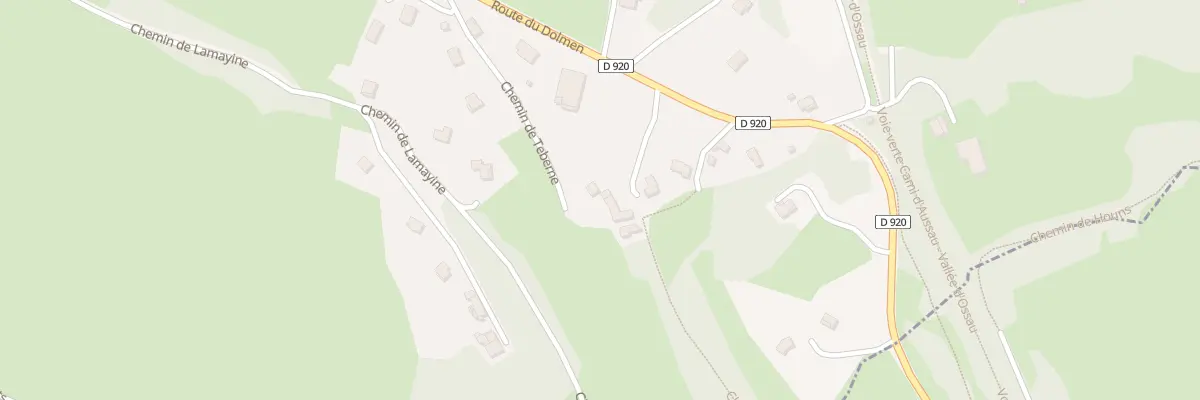 Plan du 1 Che de Teberne à Buzy