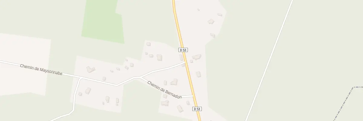 Plan du 950 Rte de Canenx à Maillères