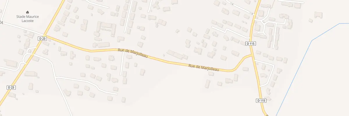 Plan du 407 Rue de Marjolleau à Saint-Savin