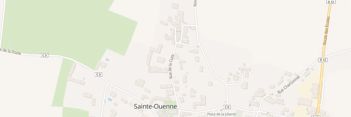Plan du 16 Rue de la Cure à Sainte-Ouenne
