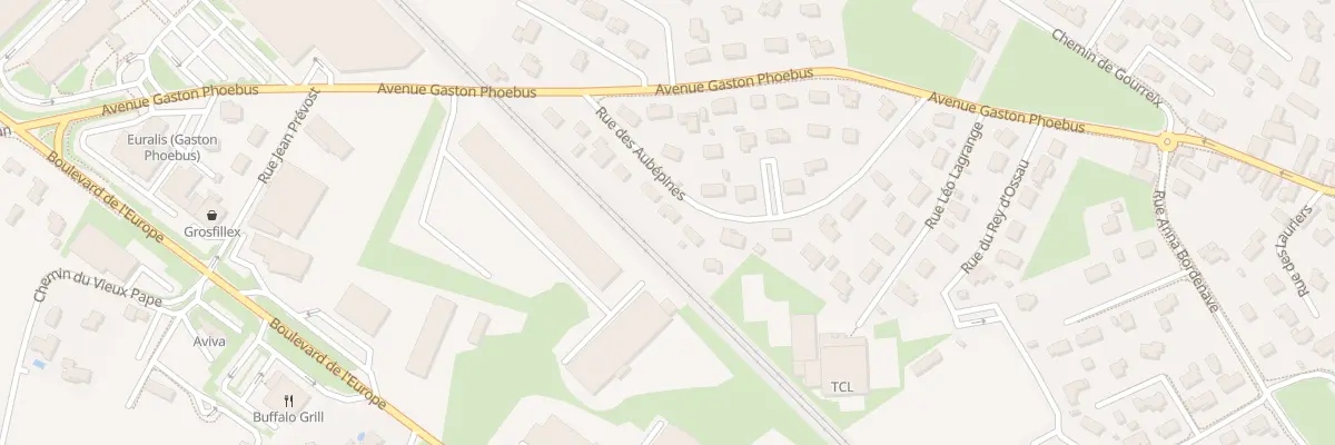 Plan du 19 Rue des Aubépines à Lescar