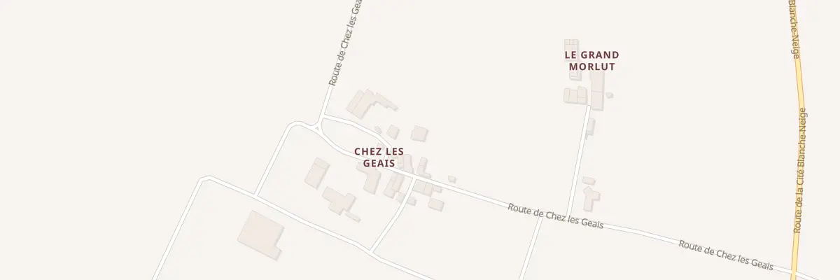 Plan du 25 Rte de Chez les Geais à Chadenac