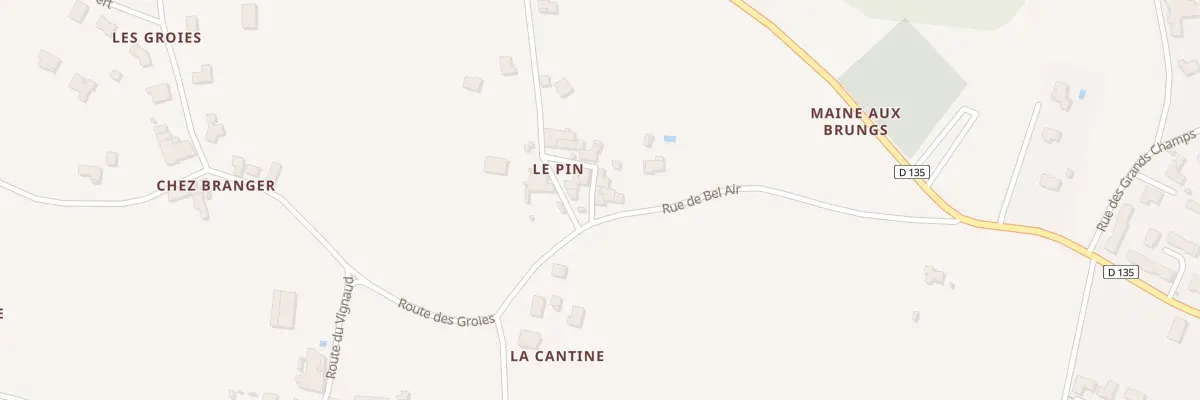 Plan du 1 Rue du Petit Bois à Chérac