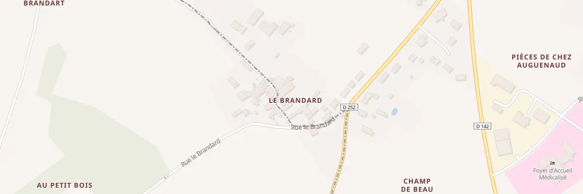 Plan du 18 Rue du Brandart à Saint-Martial-de-Vitaterne