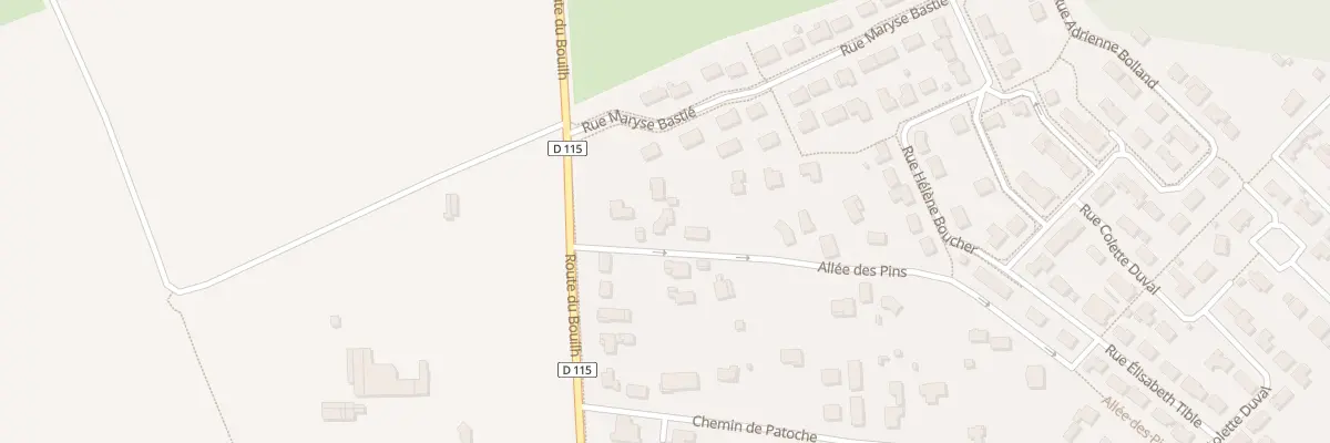 Plan du 65 All des Pins à Saint-André-de-Cubzac