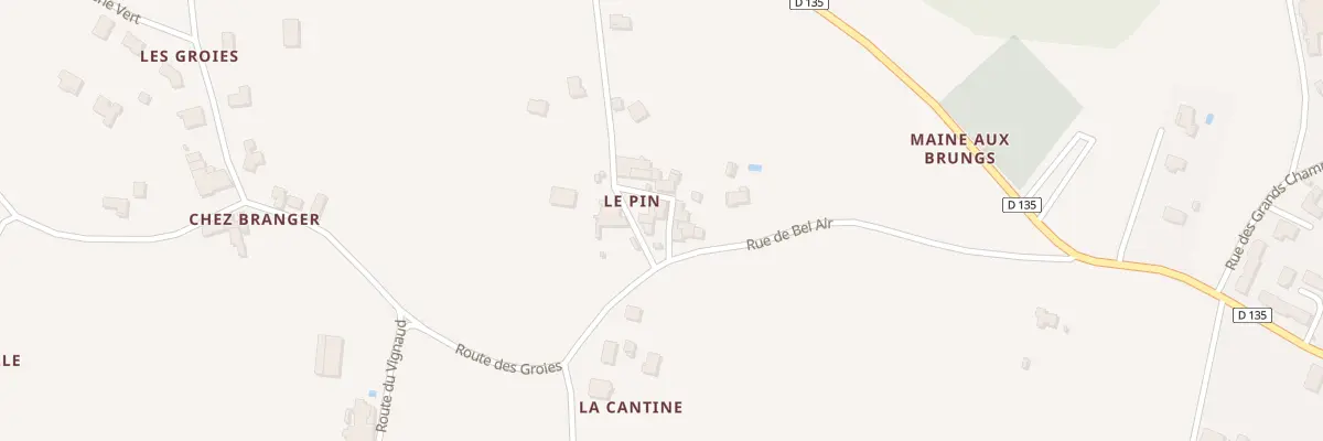 Plan du 3 Rue du Petit Bois à Chérac