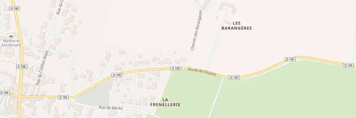 Plan du 29 Rue du Point du Jour à Terranjou