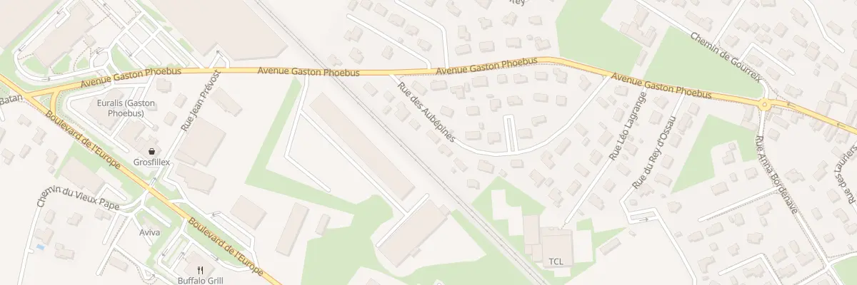 Plan du 21 Rue des Aubépines à Lescar