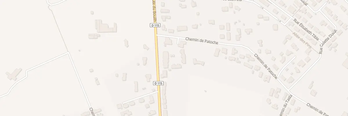 Plan du 74 Che de Patoche à Saint-André-de-Cubzac