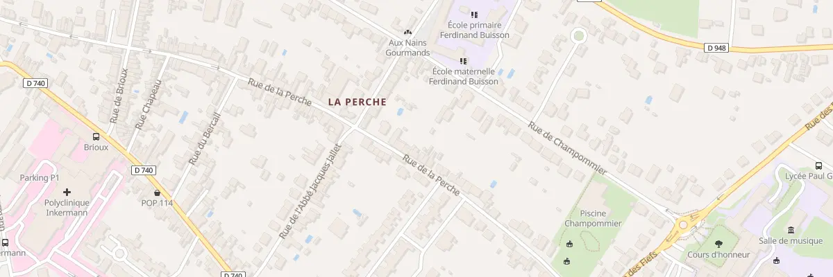 Plan du 87 Rue de la Perche à Niort