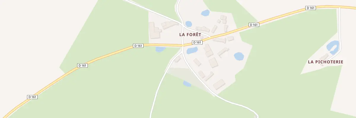 Plan du 6 La Foret à Genneton