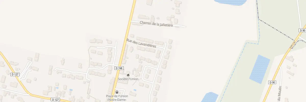 Plan du 5 Rue des Lavandières à Terranjou