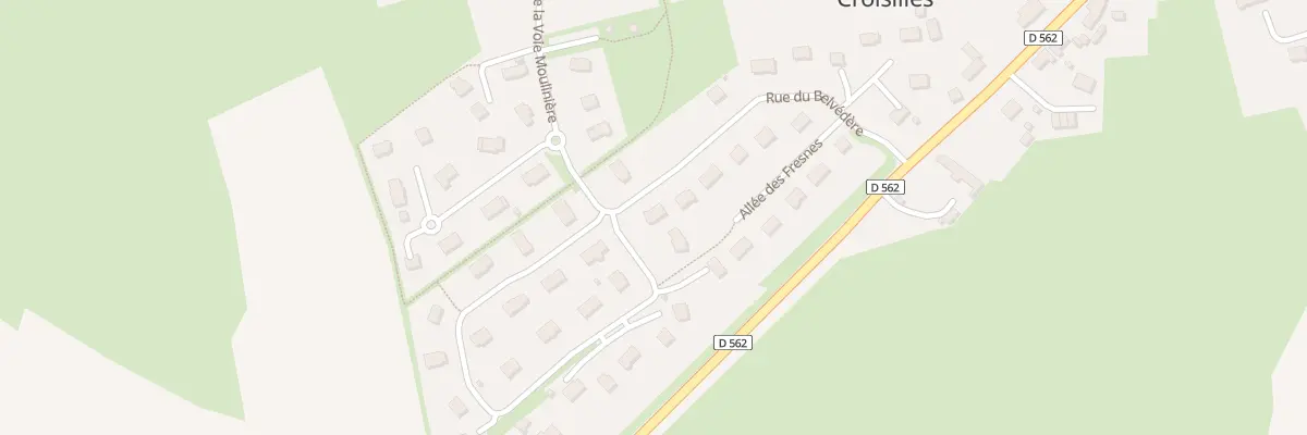 Plan du 9 Rue du Belvédère à Croisilles