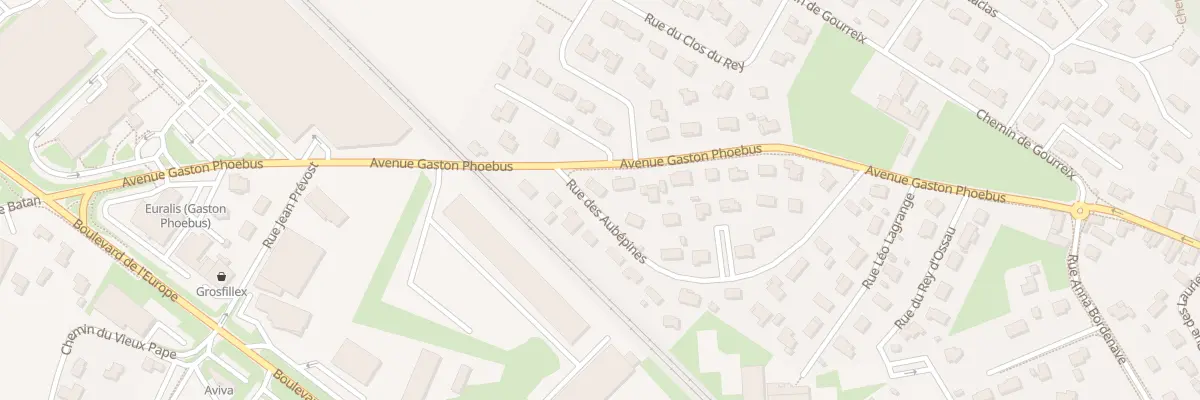 Plan du 24 Rue des Aubépines à Lescar