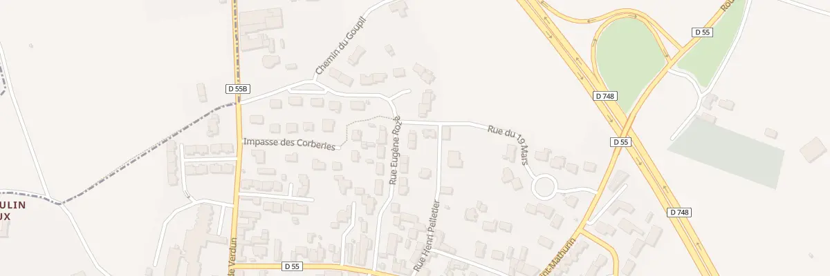 Plan du 16 Rue Eugene Roze à Brissac Loire Aubance