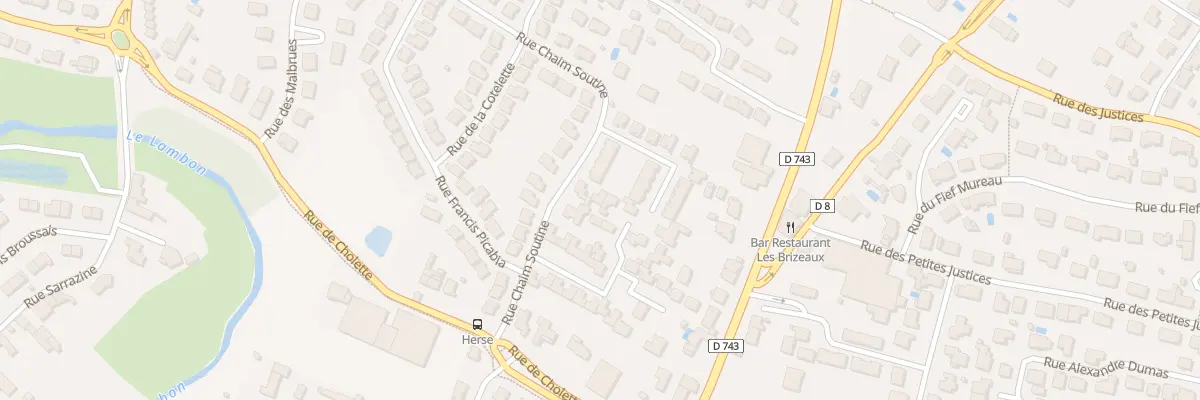 Plan du 39 Rue Chaïm Soutine à Niort