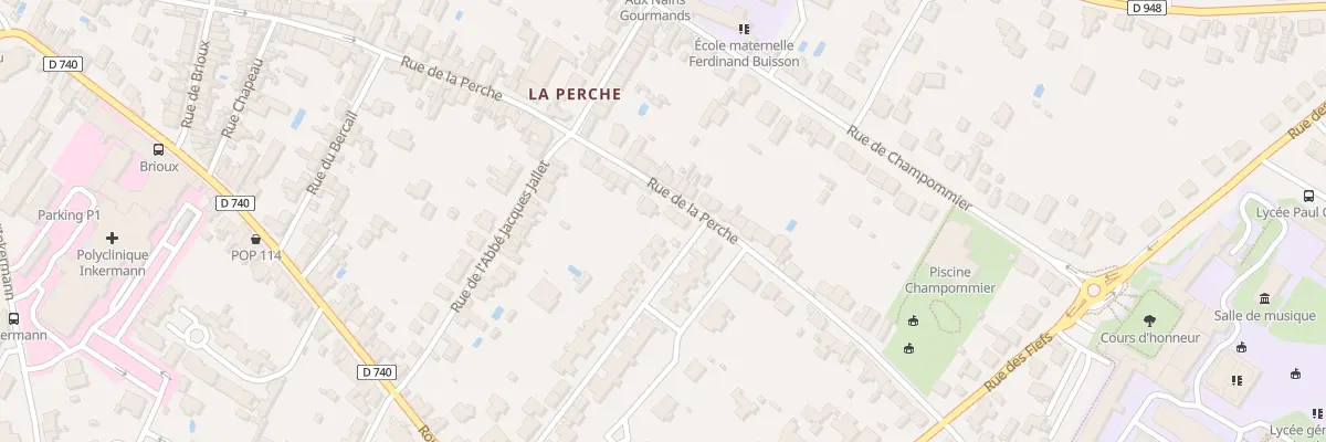 Plan du 96 Rue de la Perche à Niort
