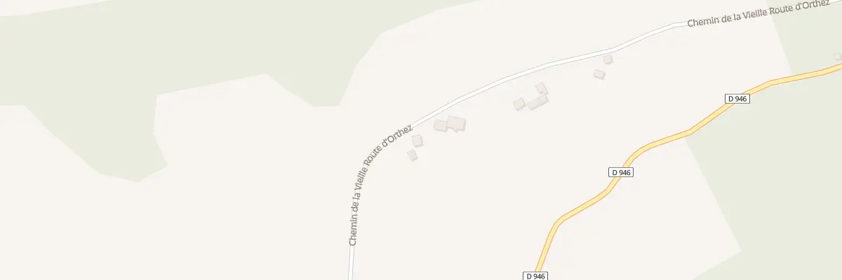 Plan du 9602 Che de la Vieille Rte d’Orthez à Arzacq-Arraziguet