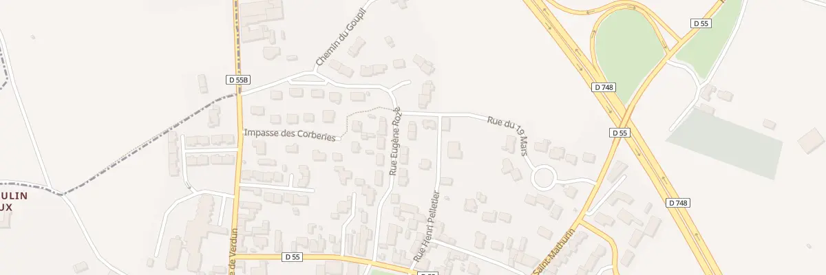 Plan du 14 Rue Eugene Roze à Brissac Loire Aubance